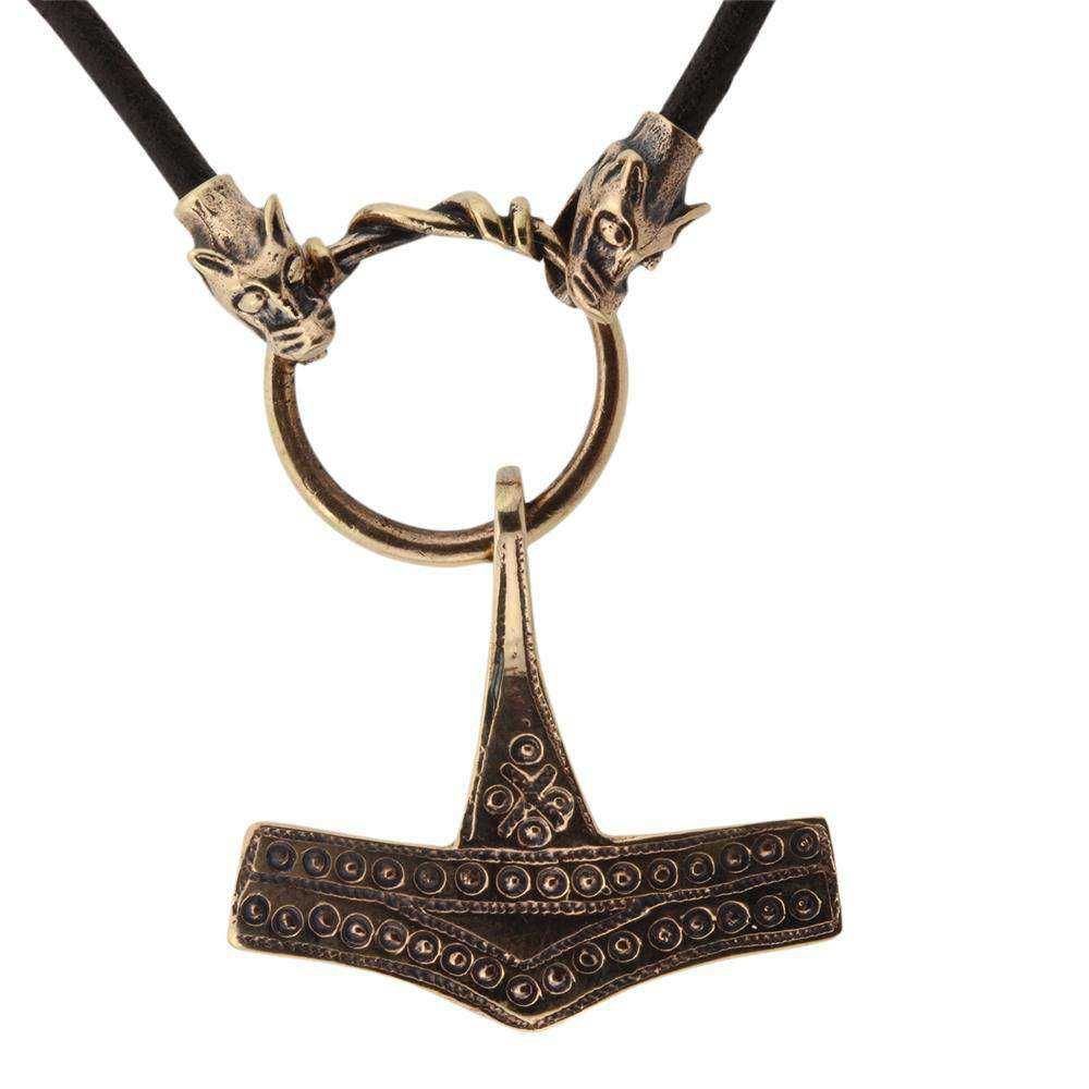 Thors hammer i Fenris læderkæde