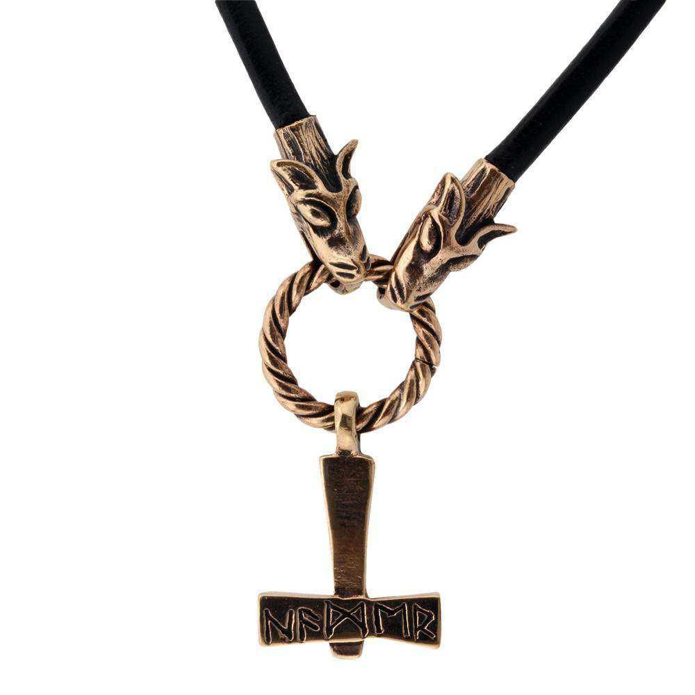Thors hammer i Fenris læderkæde