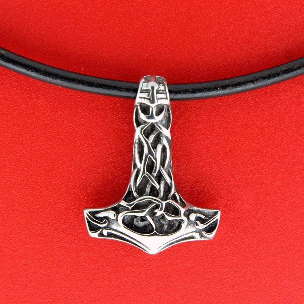 Thors hammer m/læder