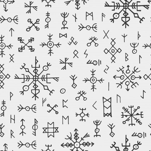 futhark norse viking runes talismans nordic pagan seamless pattern 53562 7902 compressed