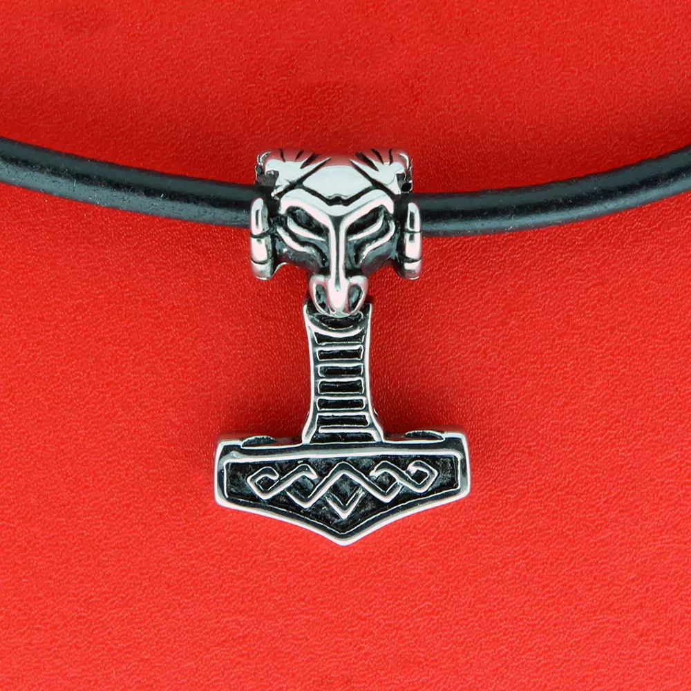Thors hammer m/læder
