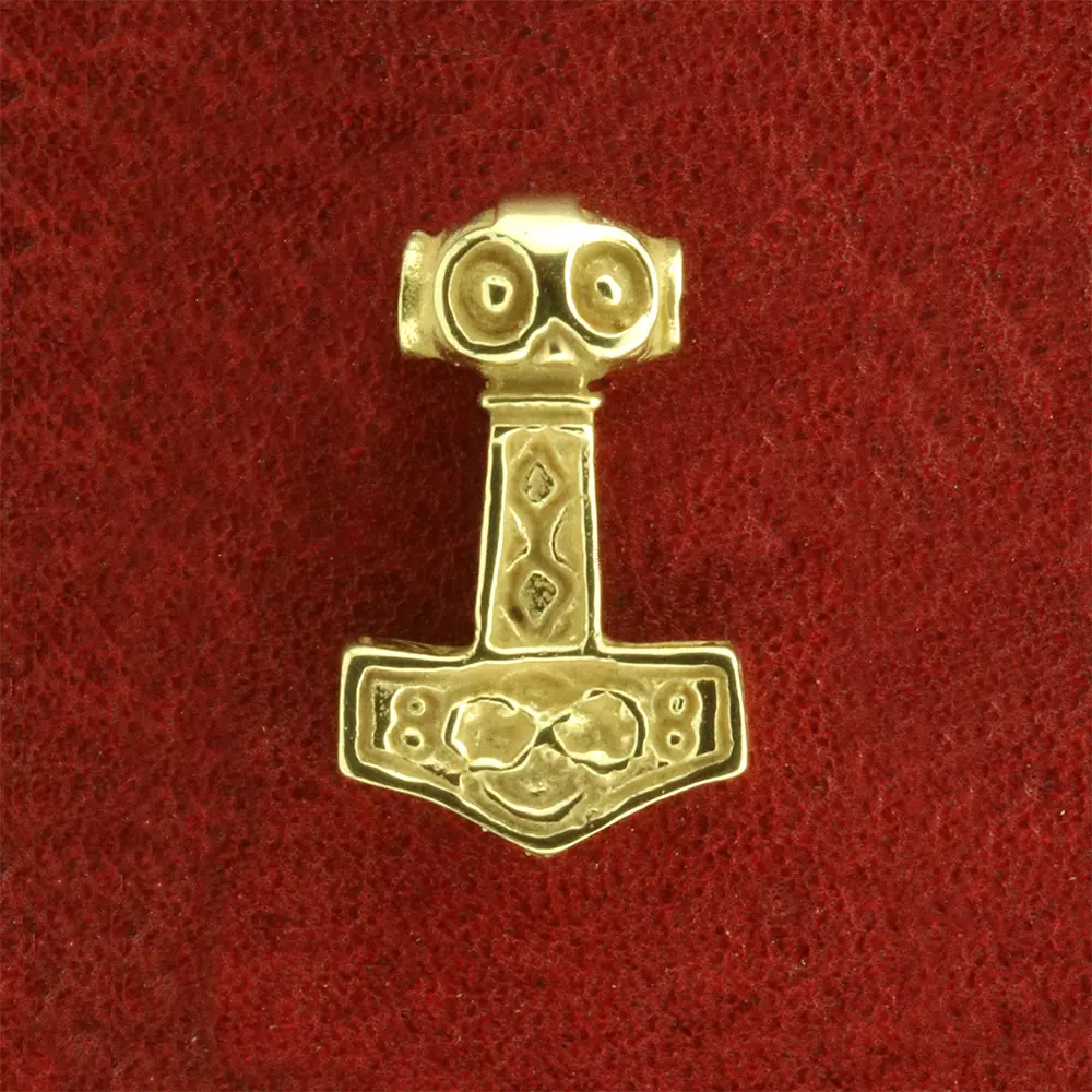 Vedh. Thors hammer i guld