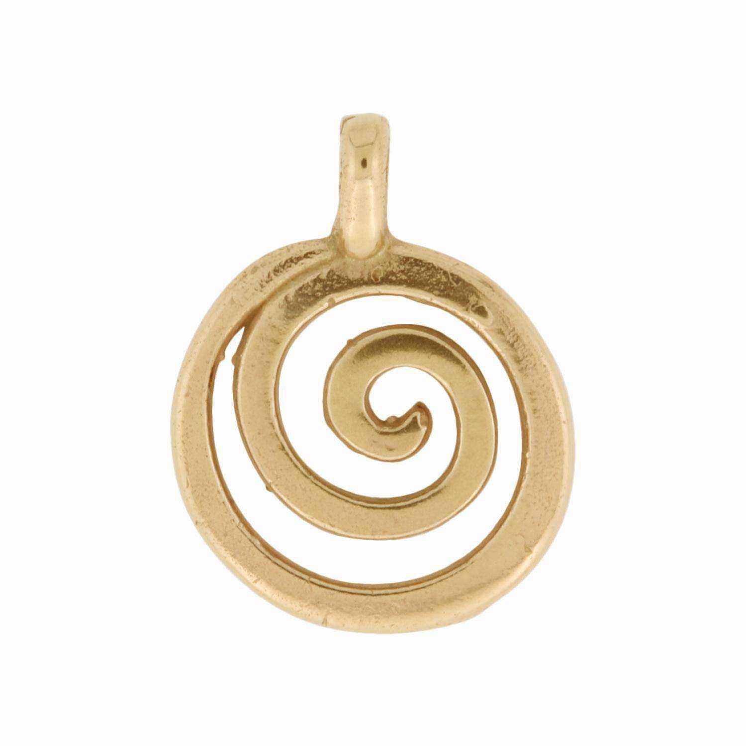 Vedhæng Spiral i guld