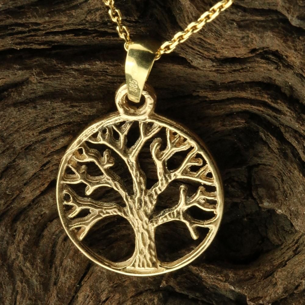 Yggdrasil - Livets træ i guld 14 karat